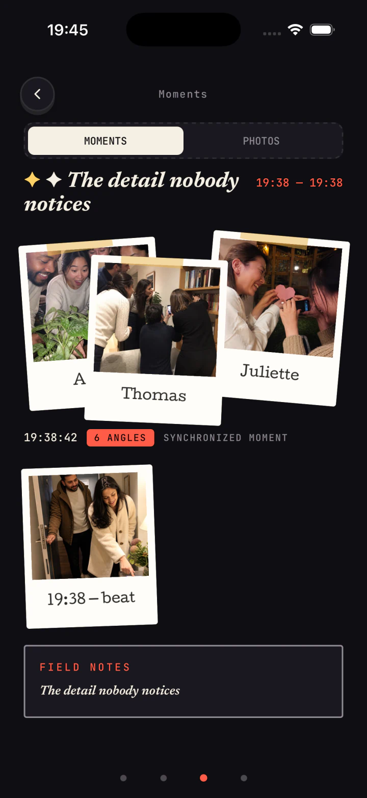 Un album Bandaa rassemble des photos prises par plusieurs invités.